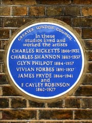 Charles Ricketts, Glyn Philpot, James Pryde, Frederick Cayley Robinson, and 2 others